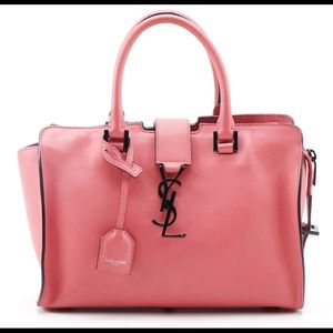 YSL small Cabas baby monogram in calfskin leather